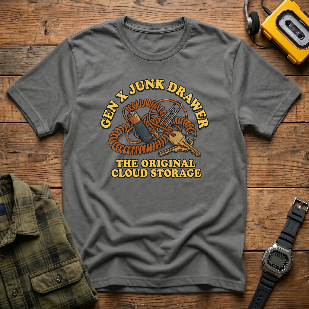 Junk Drawer Original Cloud Storage T-Shirt