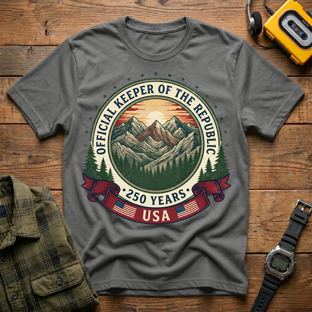 250 Years Keepers of the Republic Logo T-Shirt