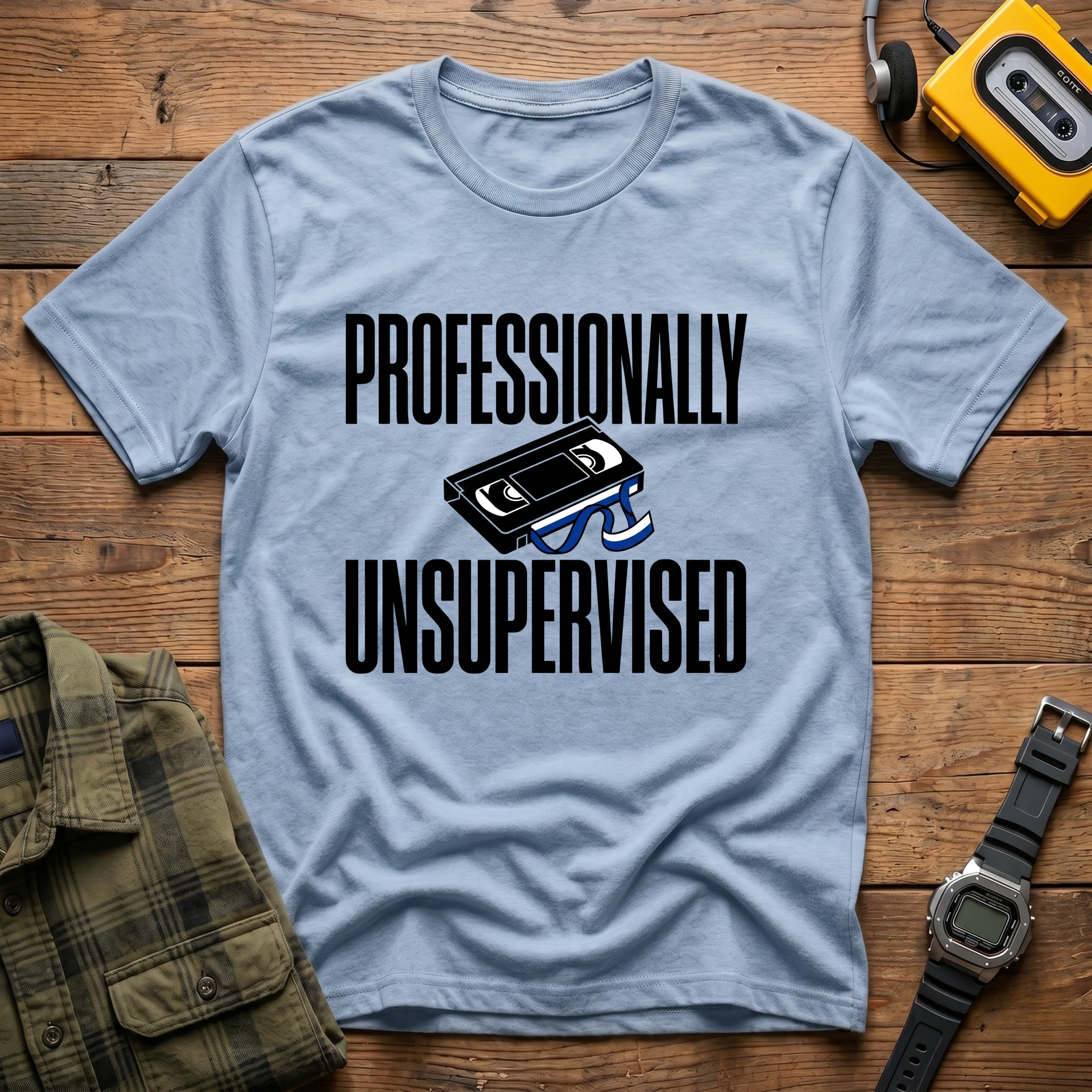 Professionally Unsupervised VHS T-Shirt