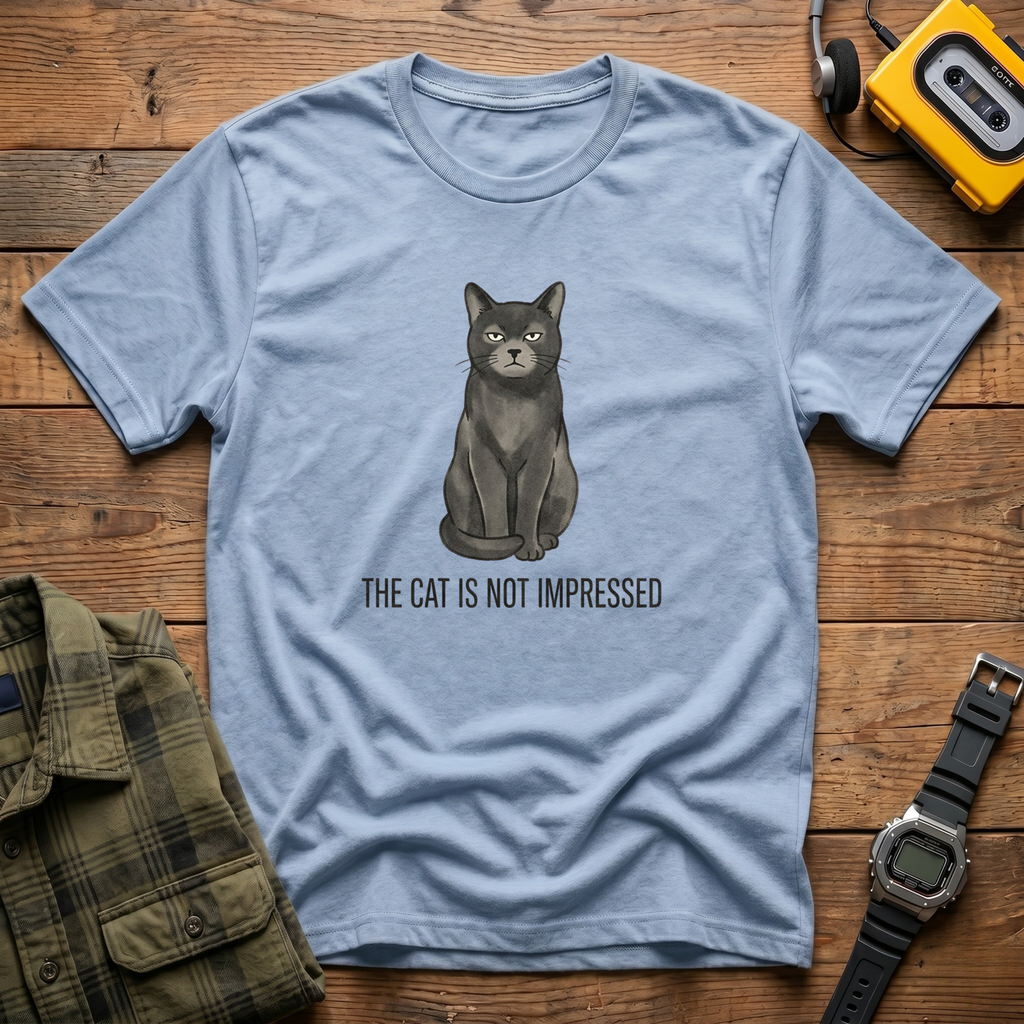 Cat Not Impressed  T-Shirt