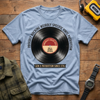 Proudly Rocking Weirdly Specific Vinyl Patriotism T-Shirt