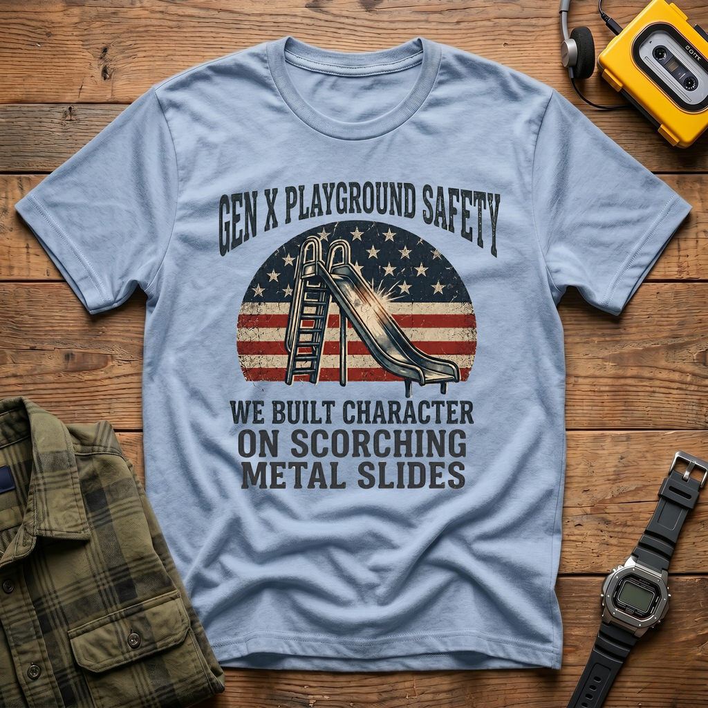 Gen X Playground Safety Scorching Slides T-Shirt