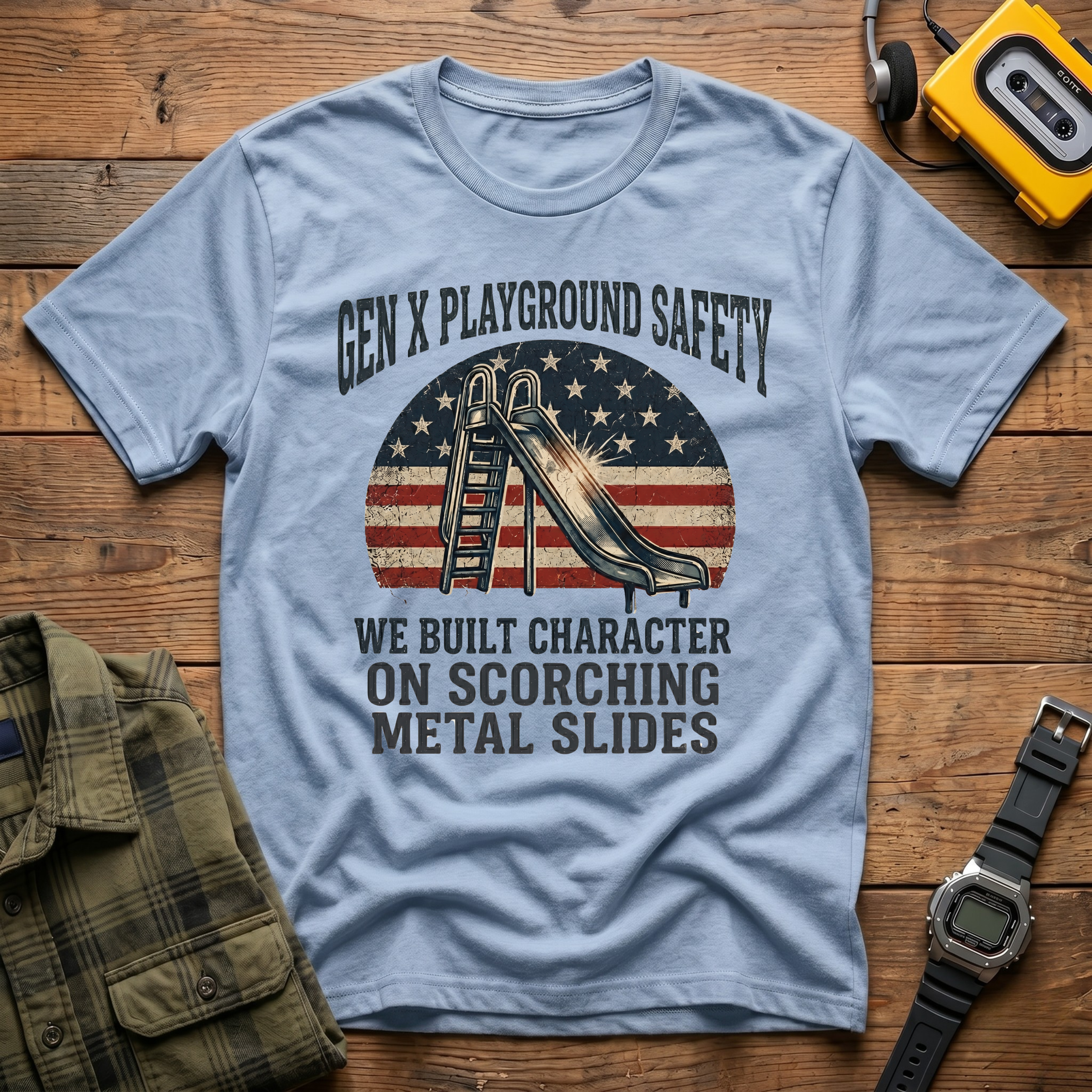 Gen X Playground Safety Scorching Slides T-Shirt