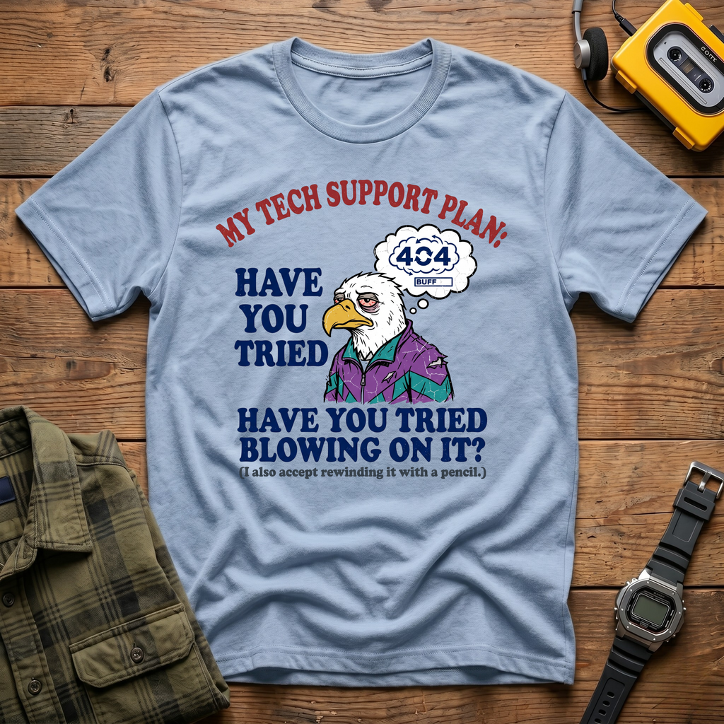 Blowing Eagle Tech Support T-Shirt
