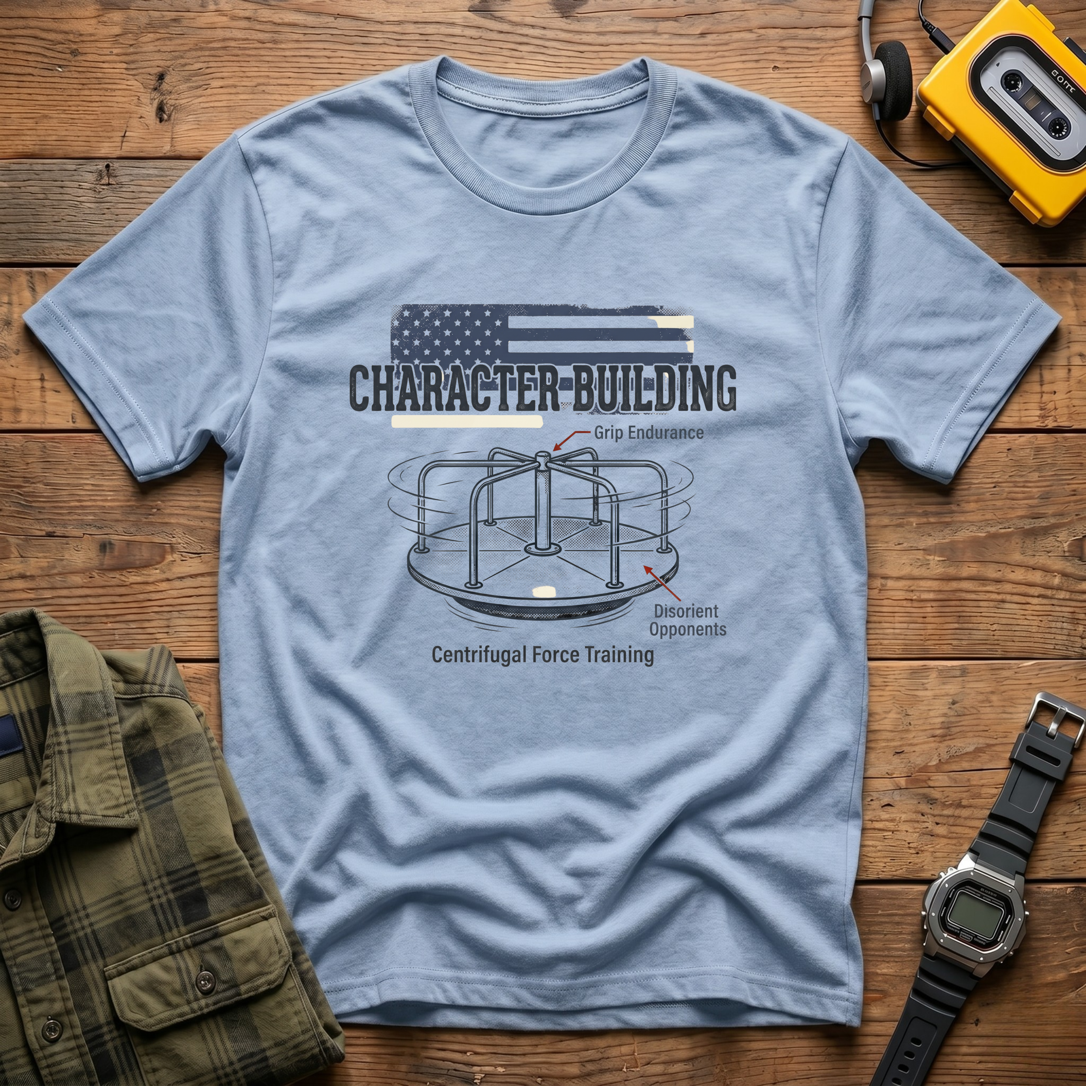 Character Building Merry Go Round T-Shirt