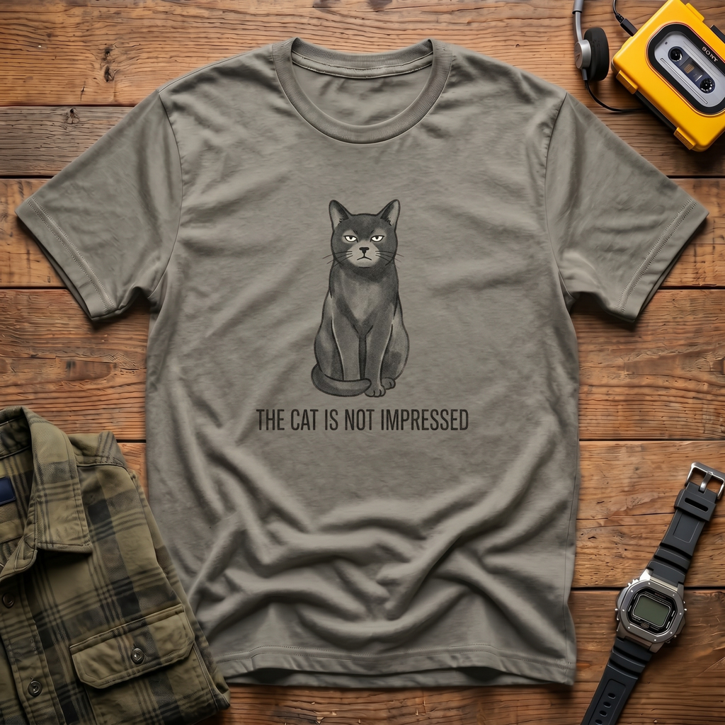 Cat Not Impressed  T-Shirt