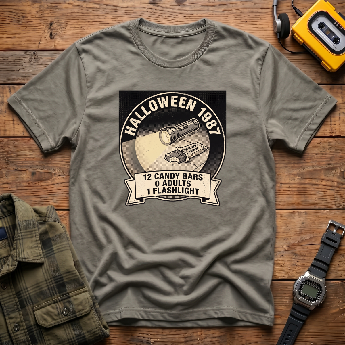 Halloween 87 Flashlight T-Shirt
