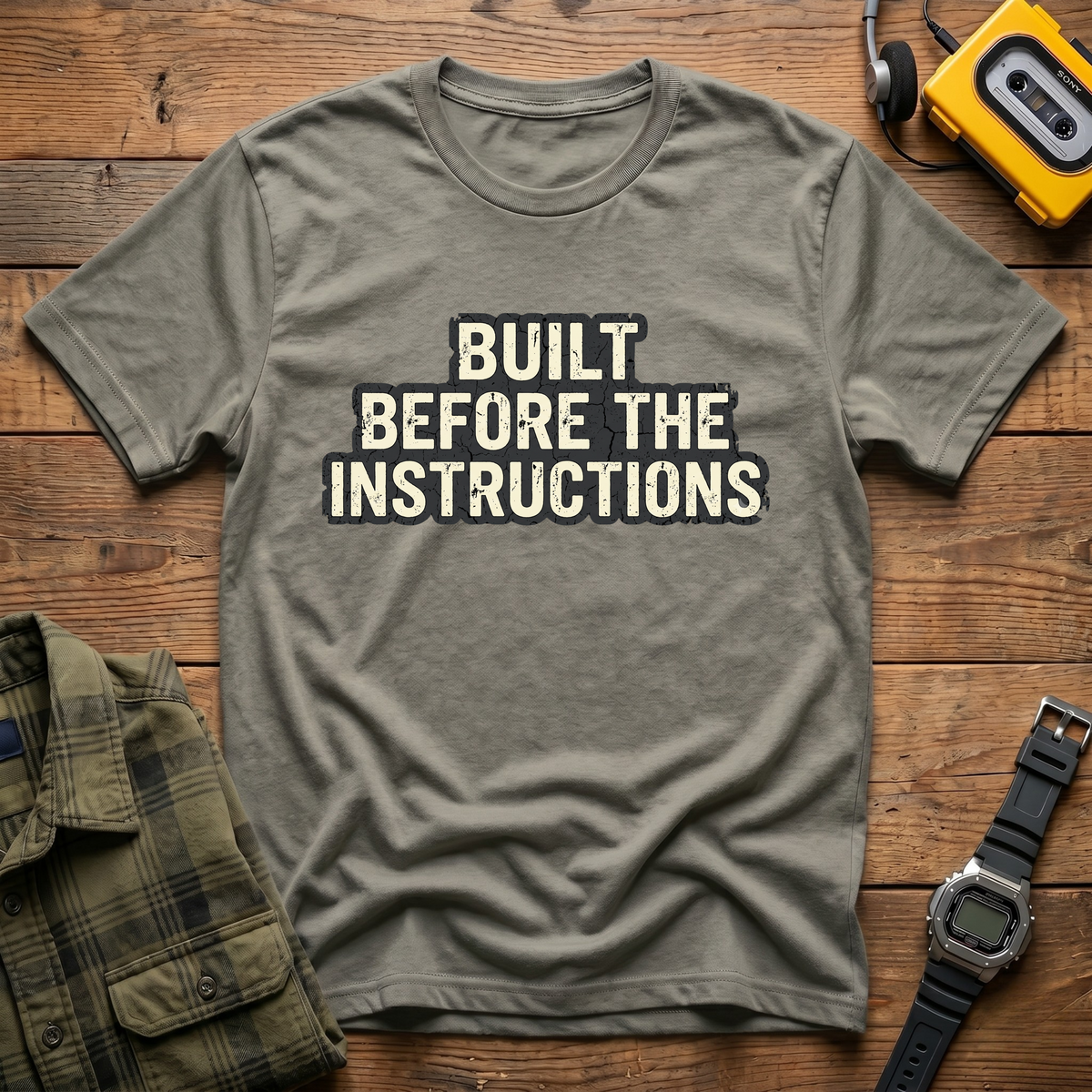 Built Before Instructions T-Shirt