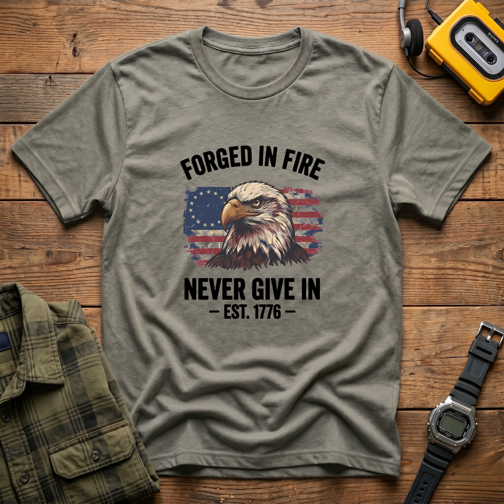 Forged in Fire Never Give In T-Shirt