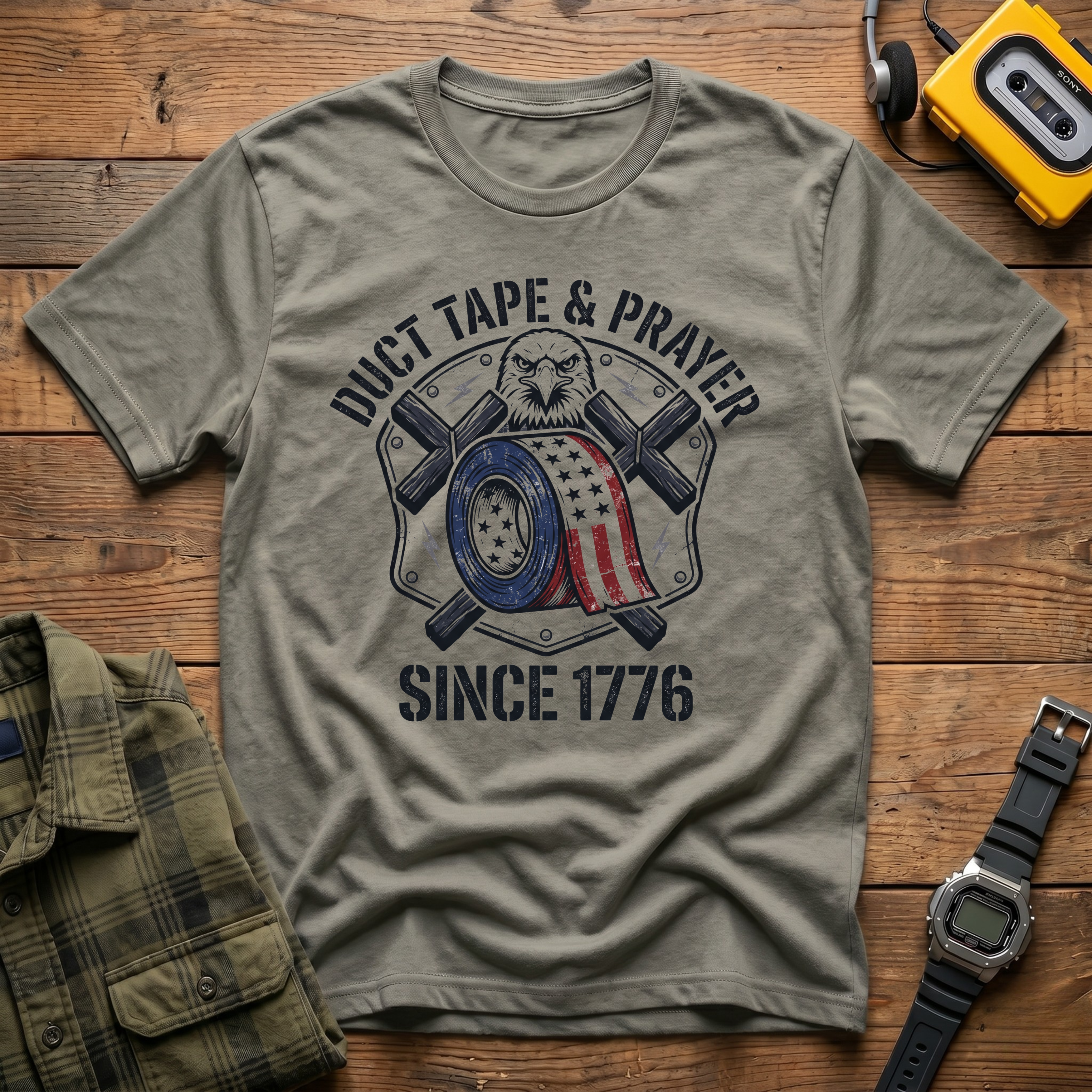 Duct Tape & Prayer Since 1776 T-Shirt
