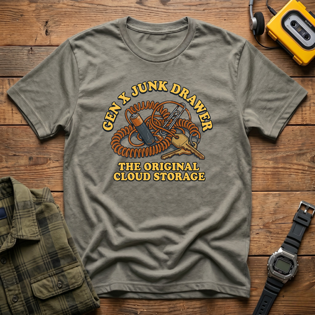 Junk Drawer Original Cloud Storage T-Shirt