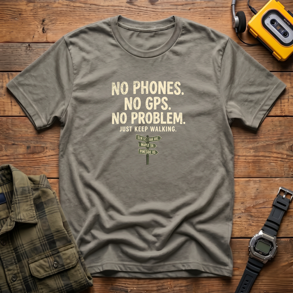 No Phones Sign T-Shirt