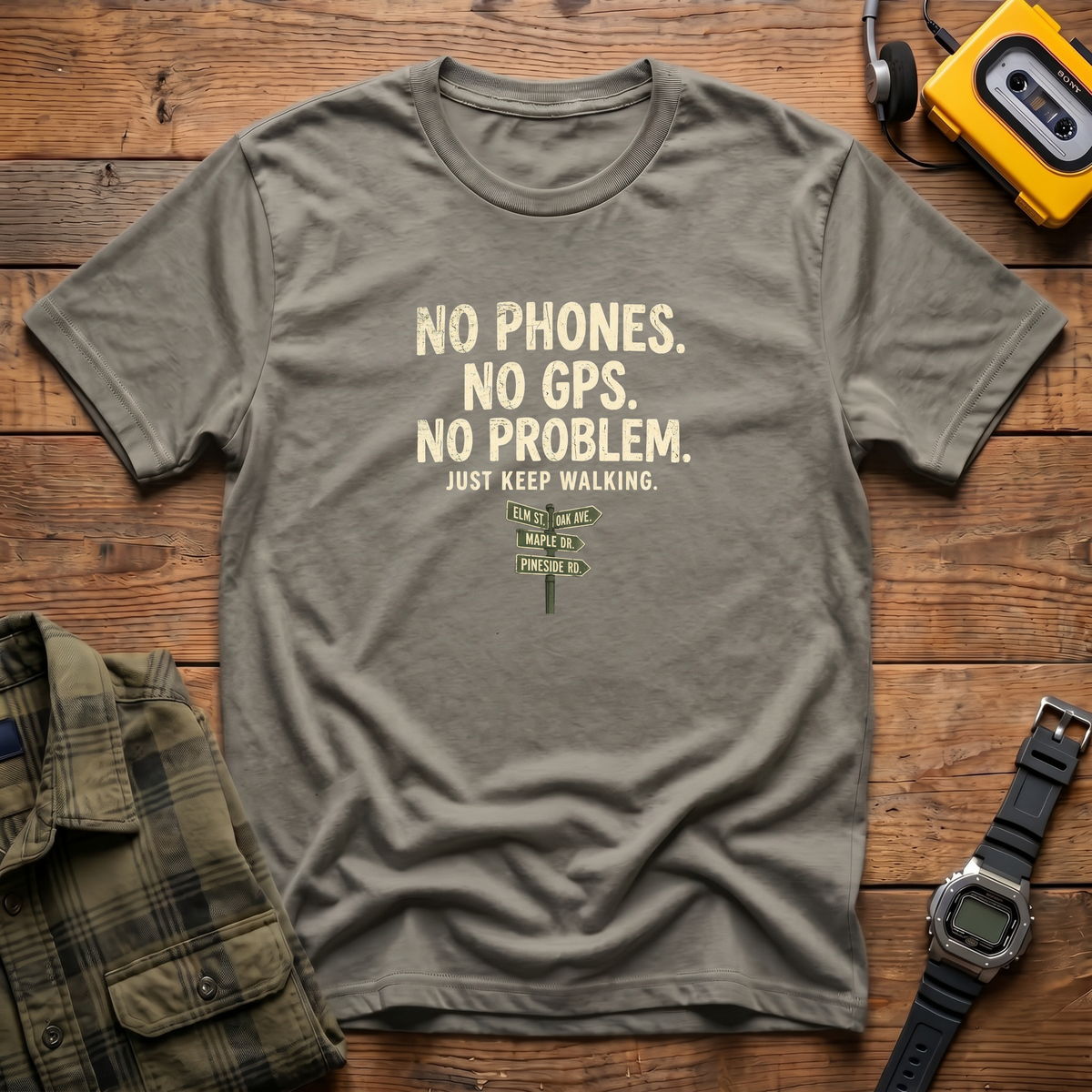 No Phones Sign T-Shirt