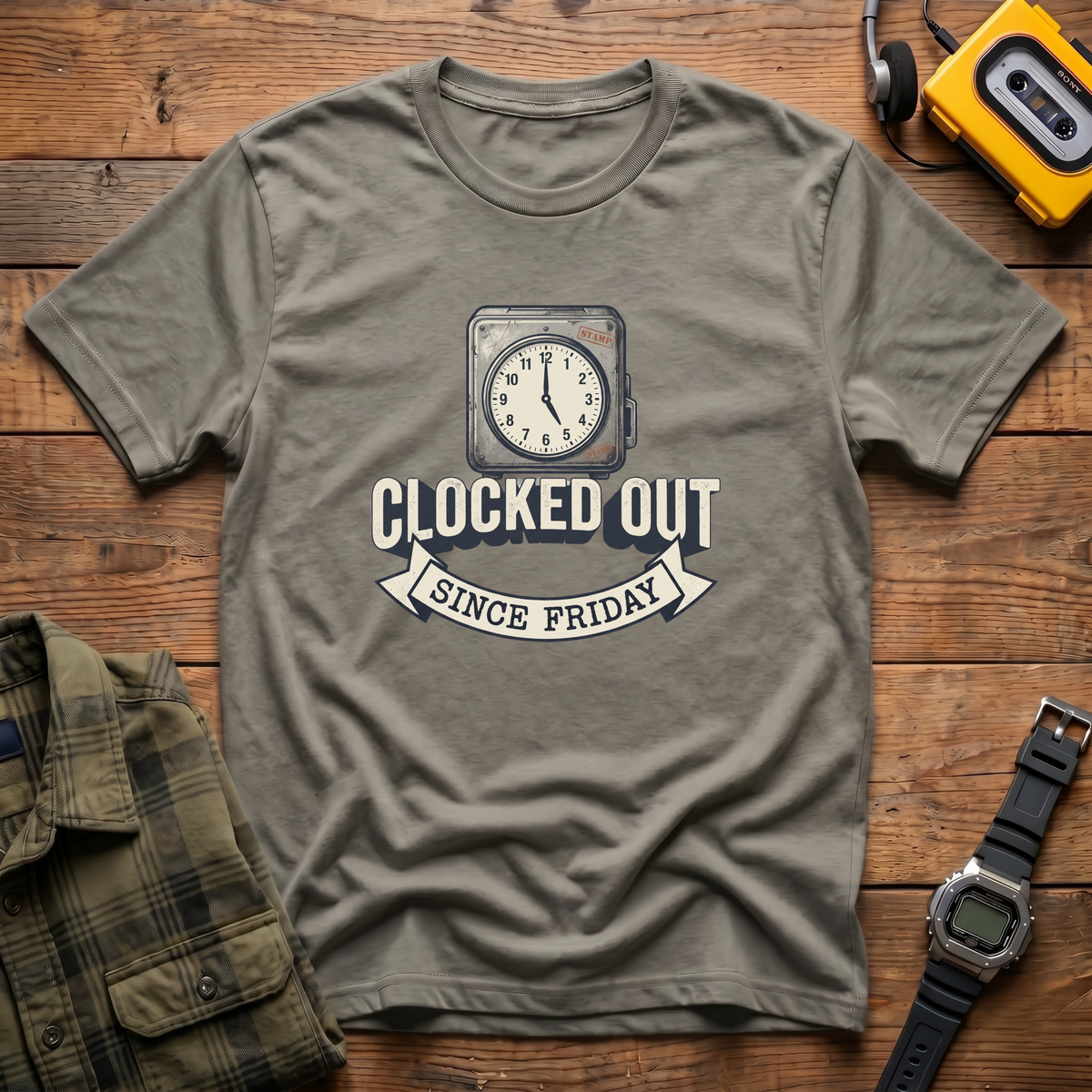 Clock Out Clock T-Shirt