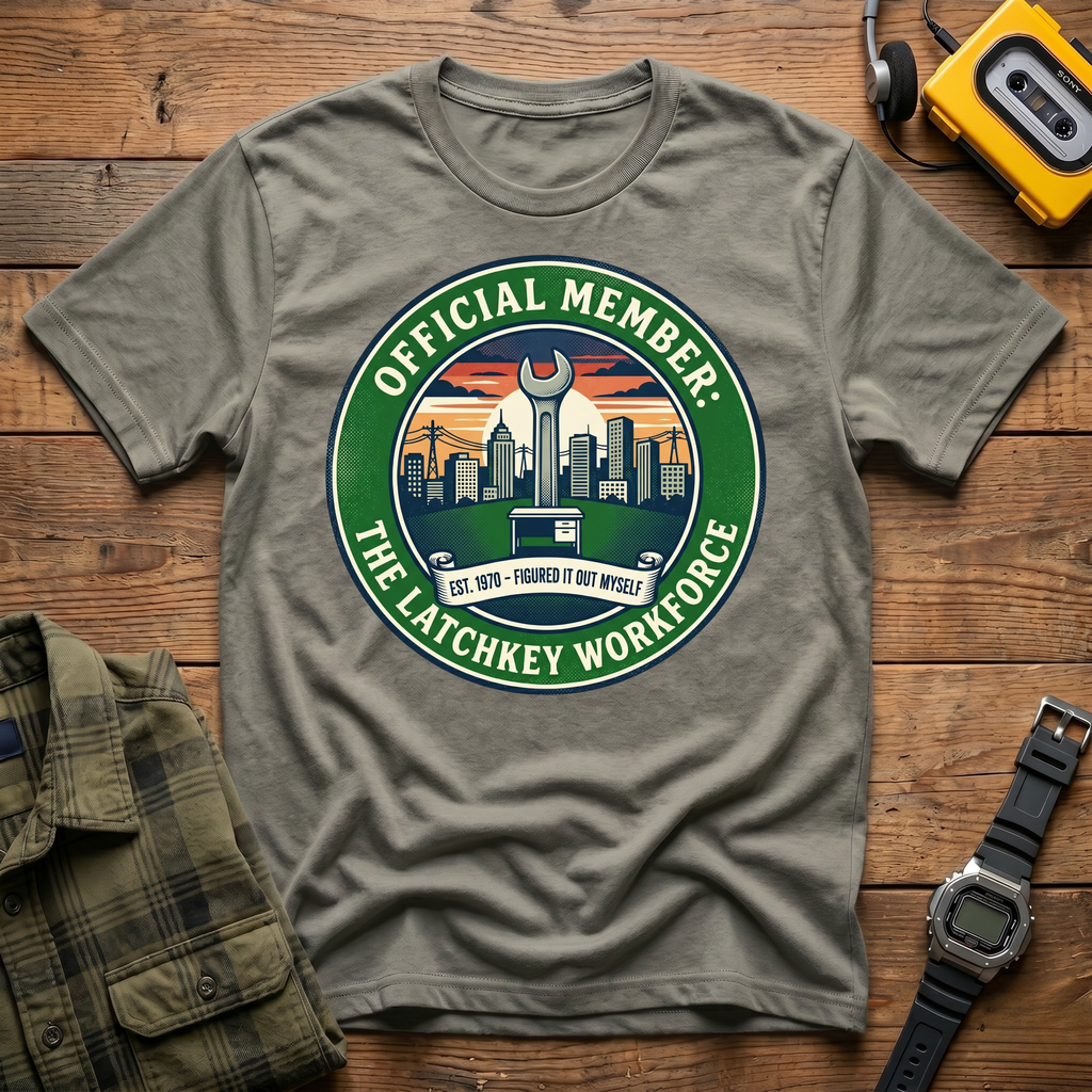 Latchkey Workforce Wrench Logo T-Shirt