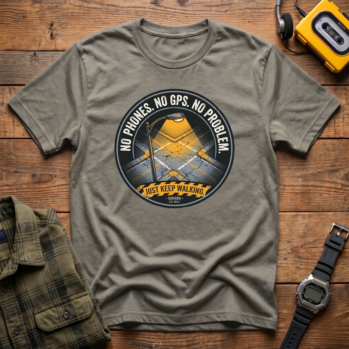 No Phone Circle T-Shirt