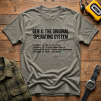 Gen X Original Operating System data T-Shirt
