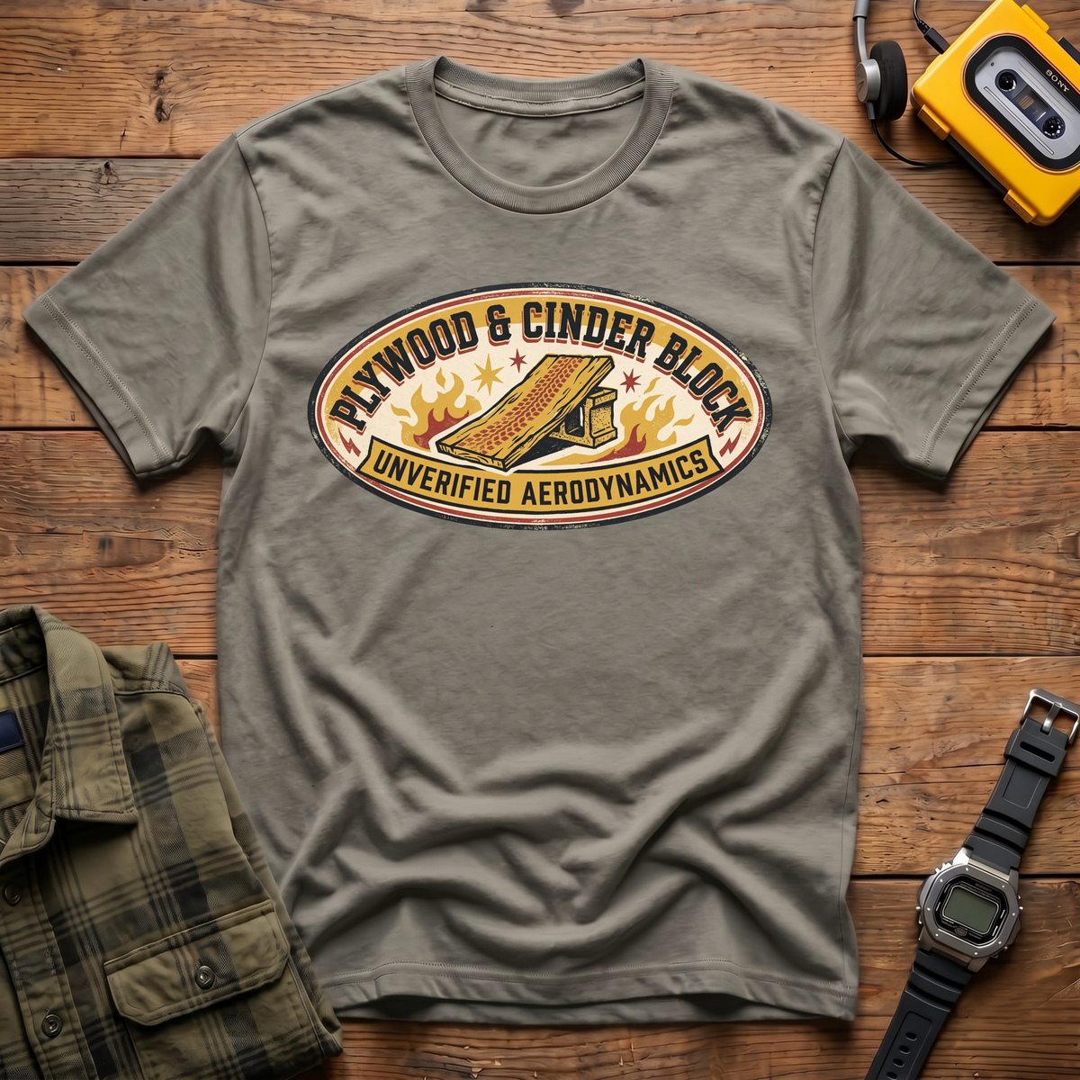 Plywood & Cinderblock T-Shirt