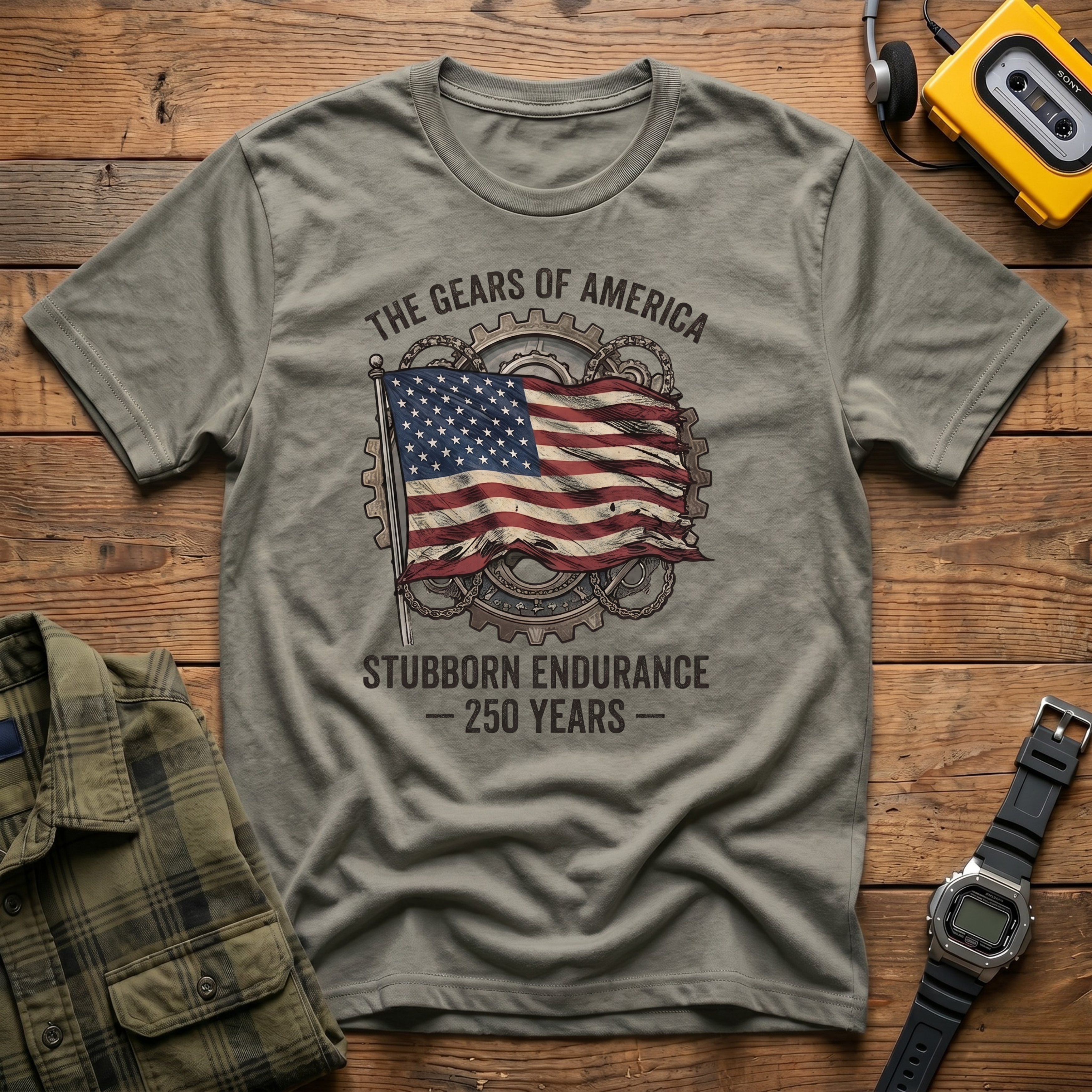 Gears of America Stubborn Endurance T-Shirt