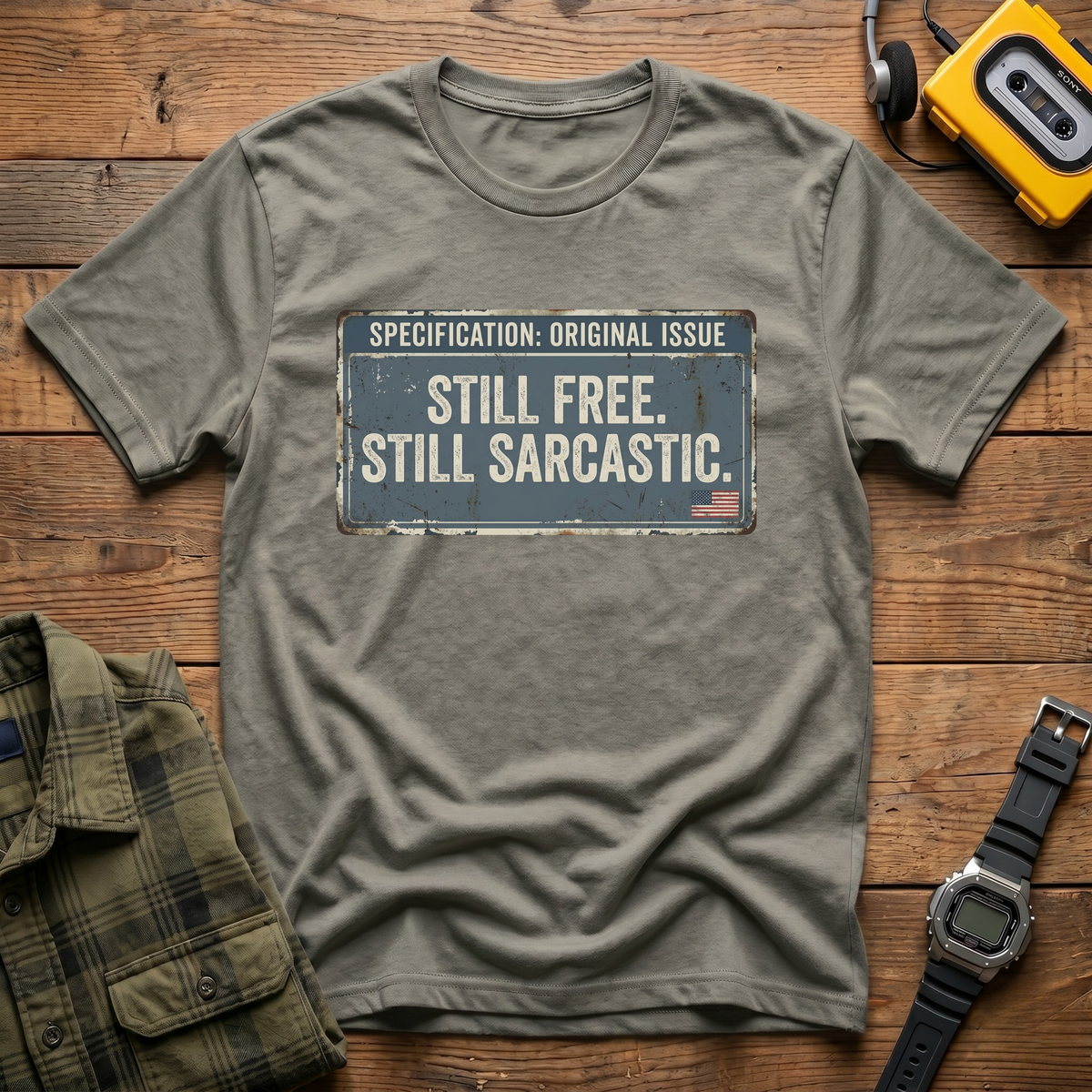 Still Free Plate T-Shirt