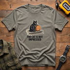 Cat Pumpkin Unimpressed T-Shirt