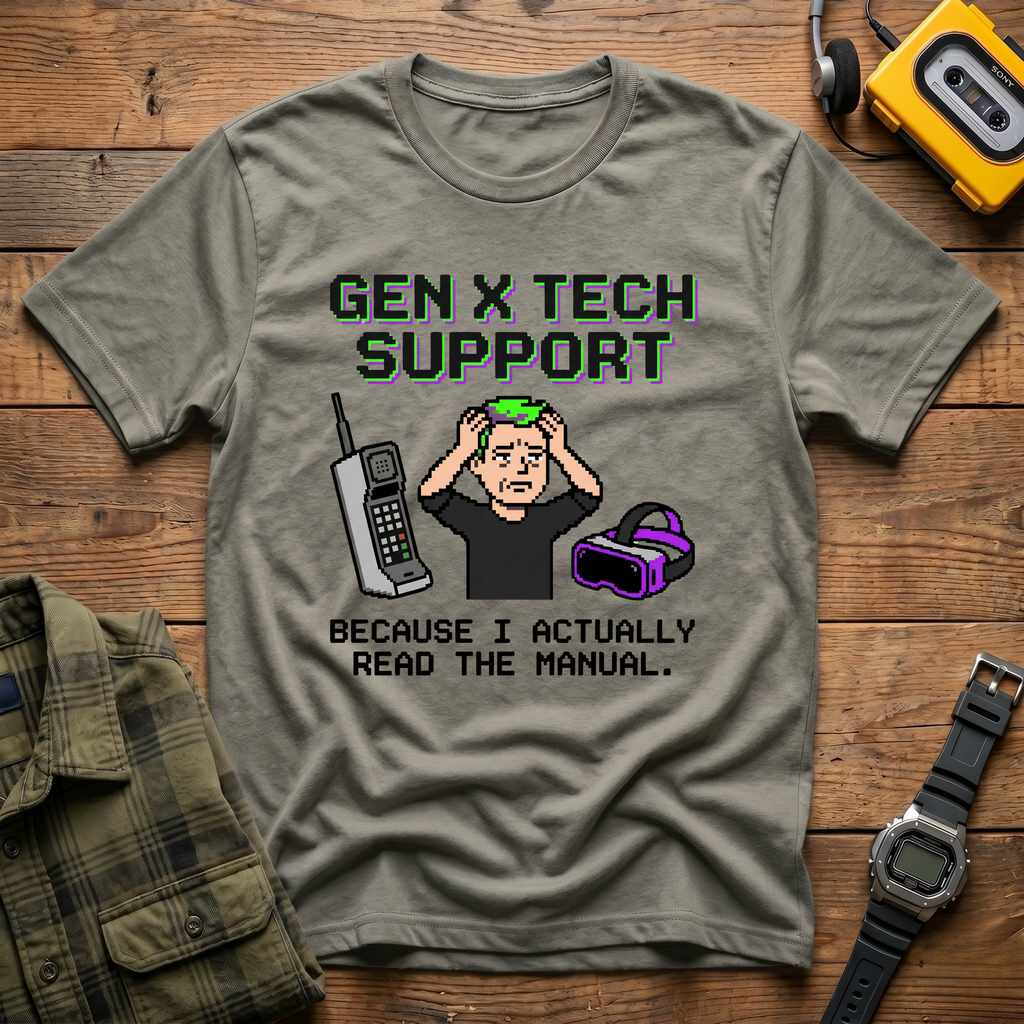 Error 404 I Am the Family Tech Support VR and Mobile T-Shirt