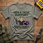 Error 404 I Am the Family Tech Support VR and Mobile T-Shirt