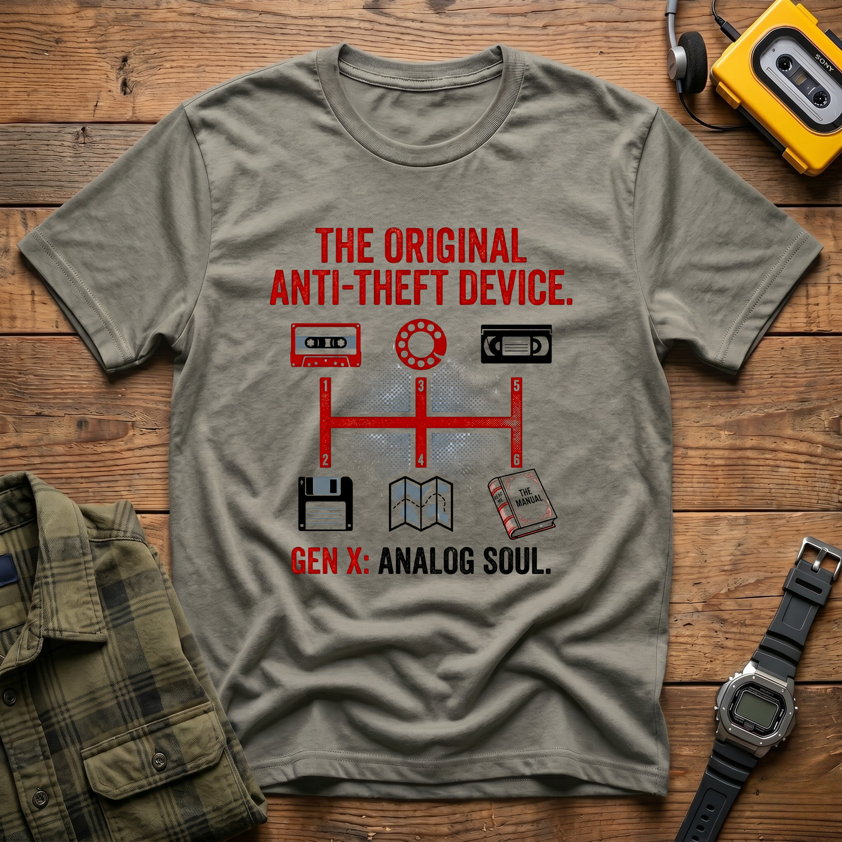 Anti-Theft Items with Standard T-Shirt