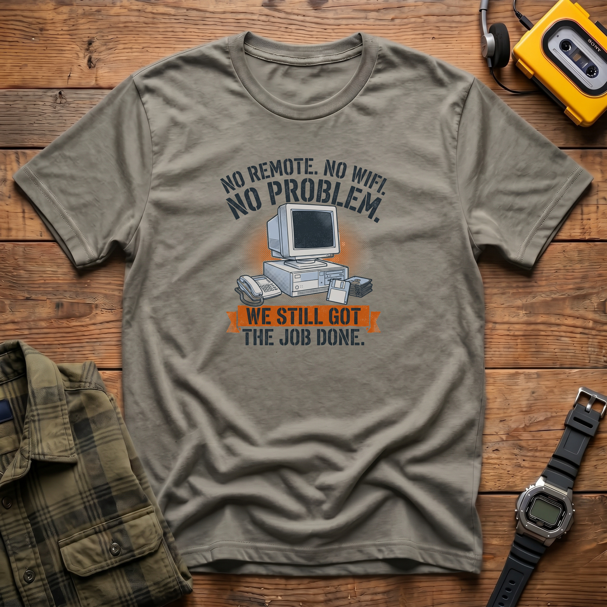 No Wifi Computer T-Shirt