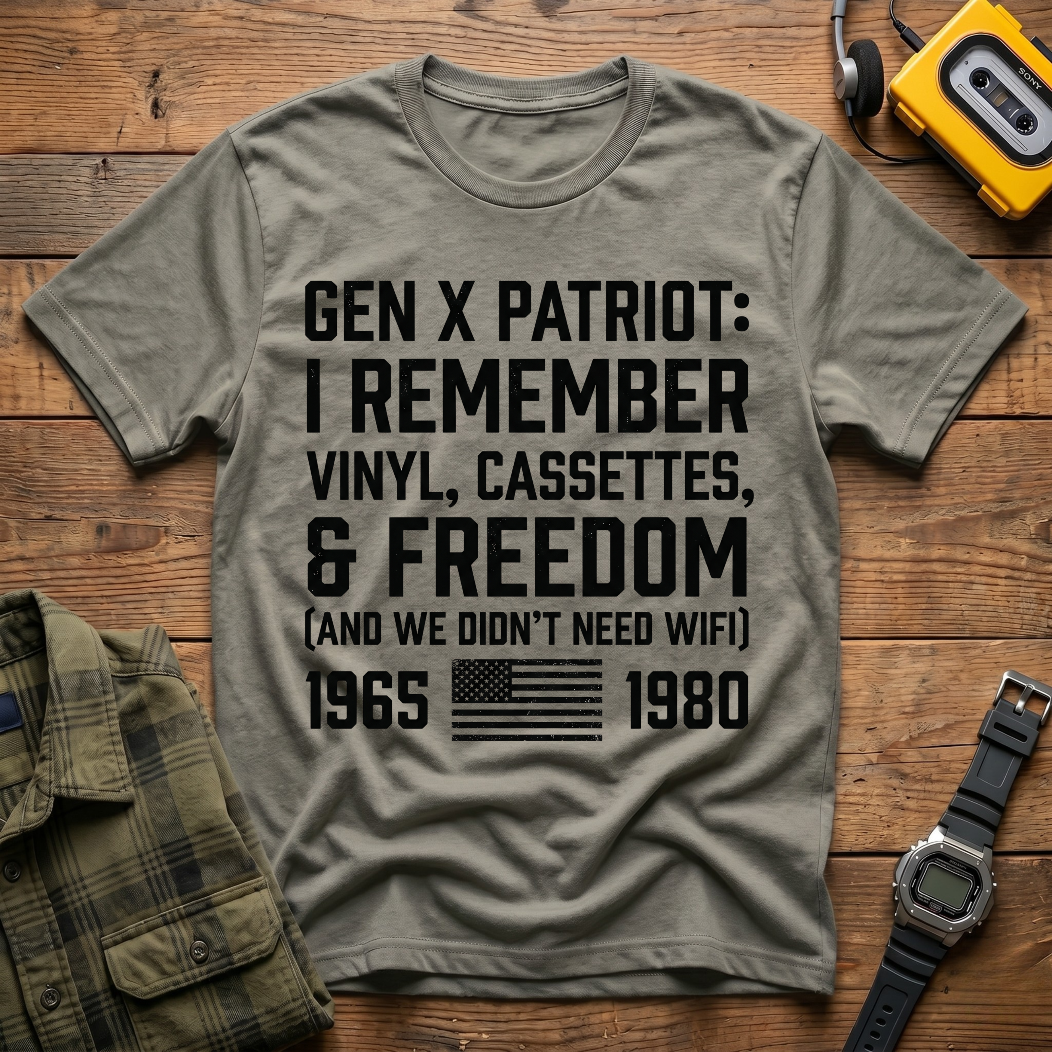 I Remember Vinyl, Cassettes and Freedom T-Shirt
