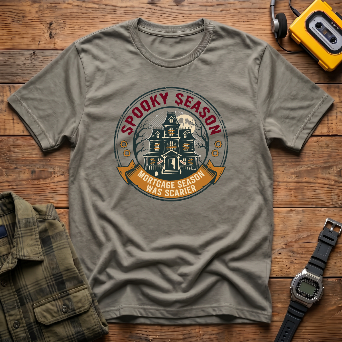 Spooky Season Badge T-Shirt