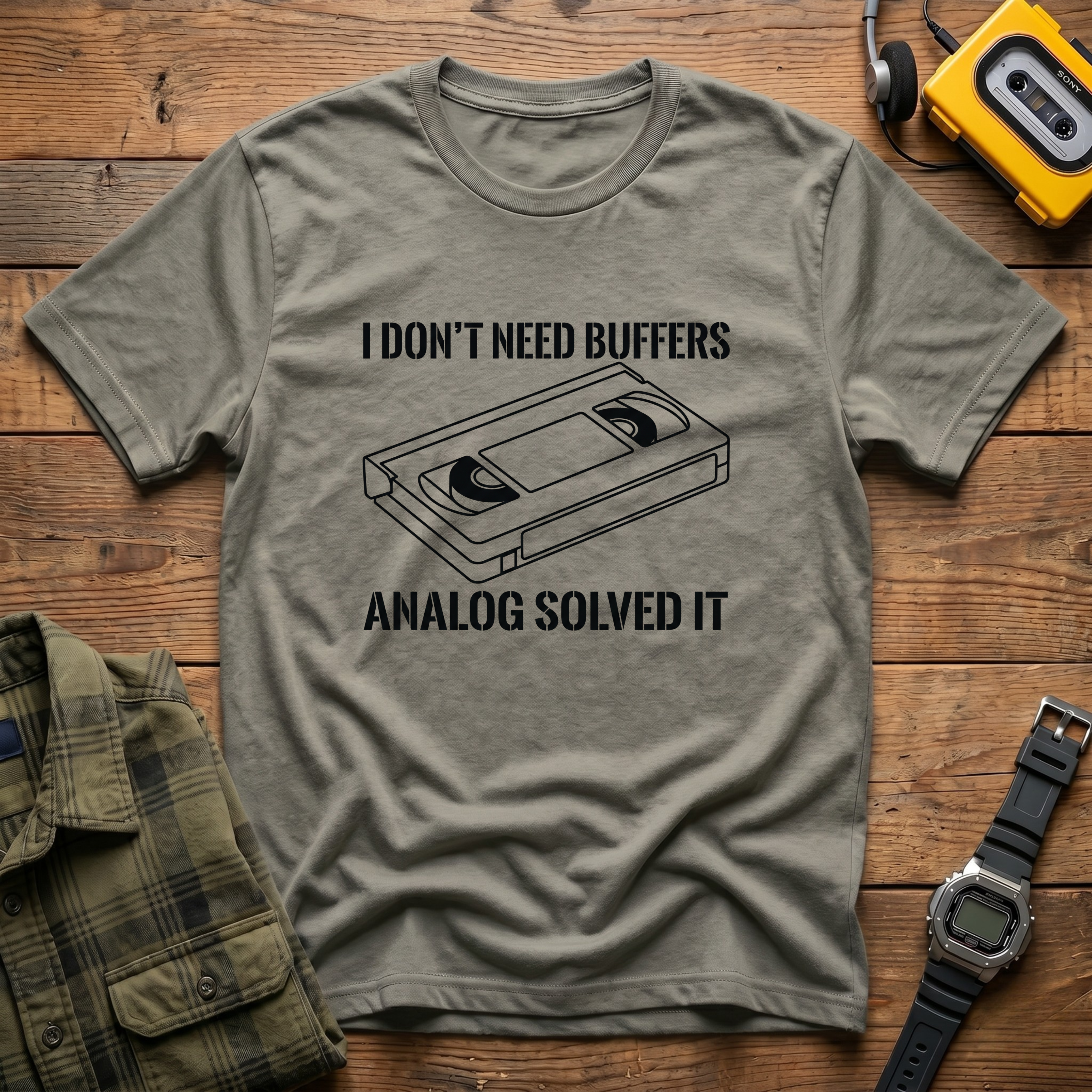 I Don't Need Buffers.  Analog Fixed it T-Shirt