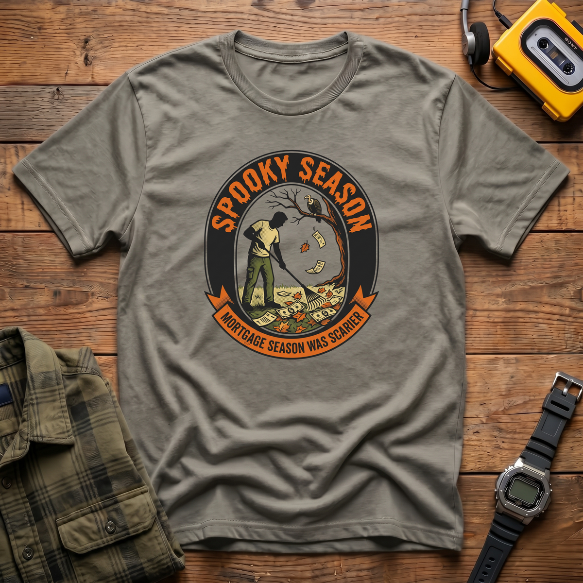 Spooky Season Leaf T-Shirt