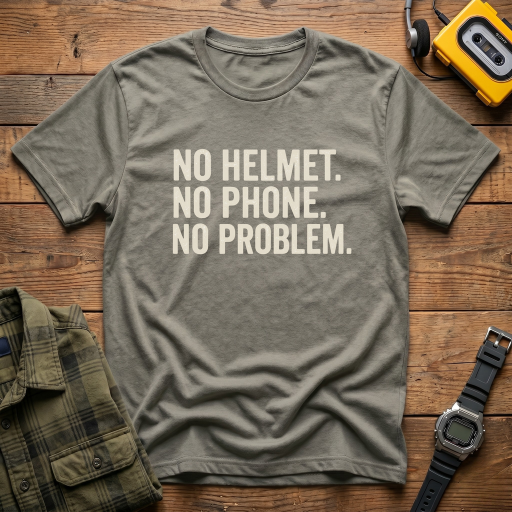 No Helmet  T-Shirt