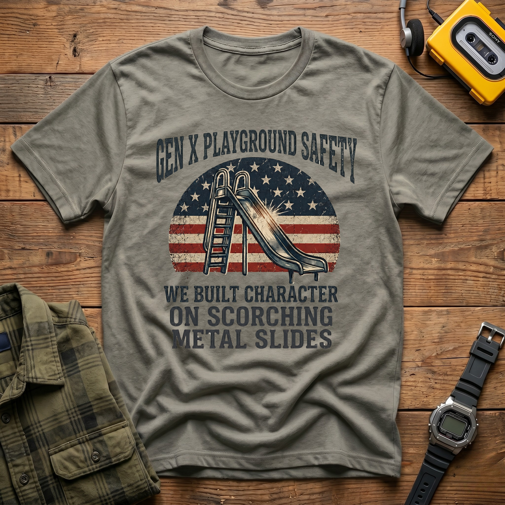 Gen X Playground Safety Scorching Slides T-Shirt