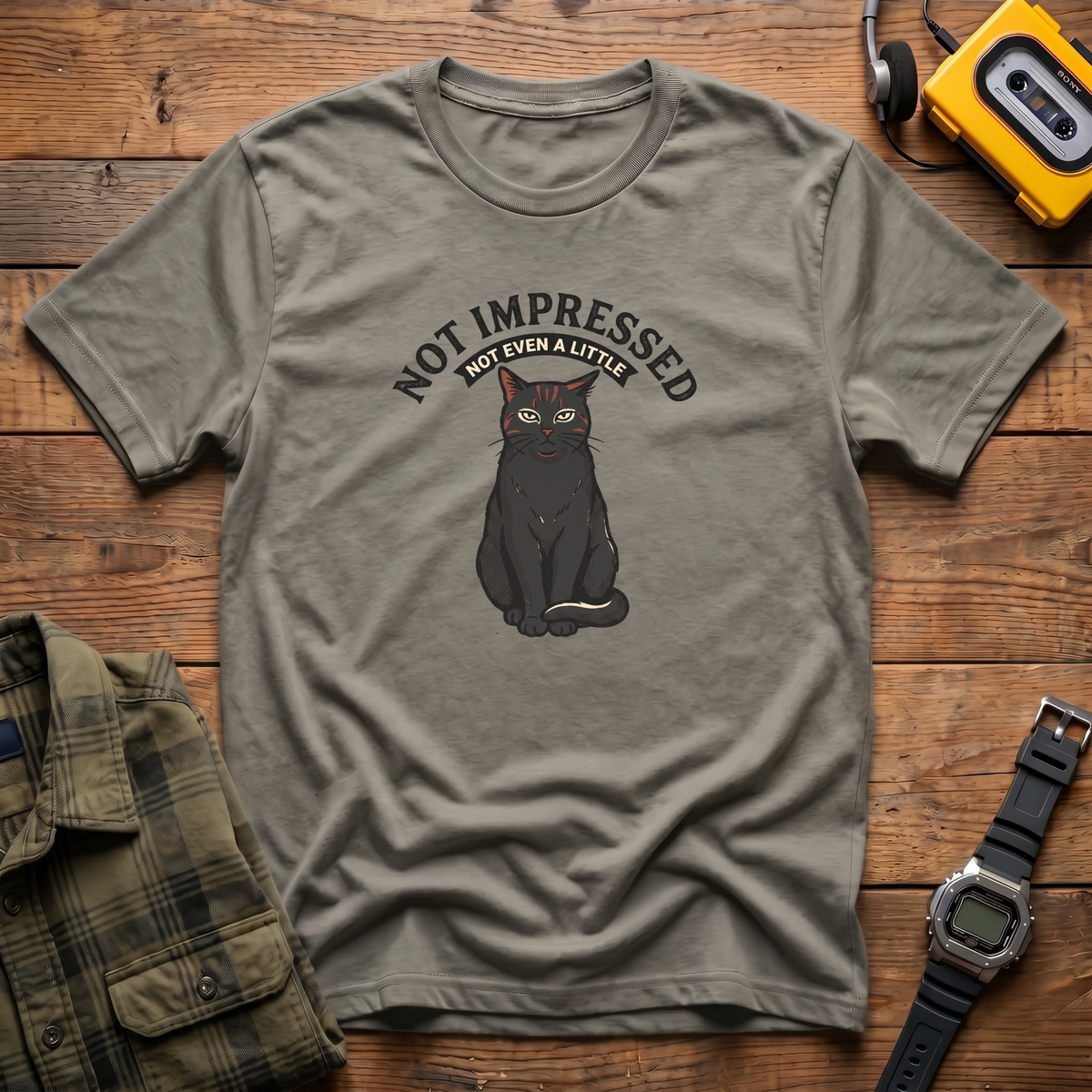 Cat Stare Unimpressed  T-Shirt