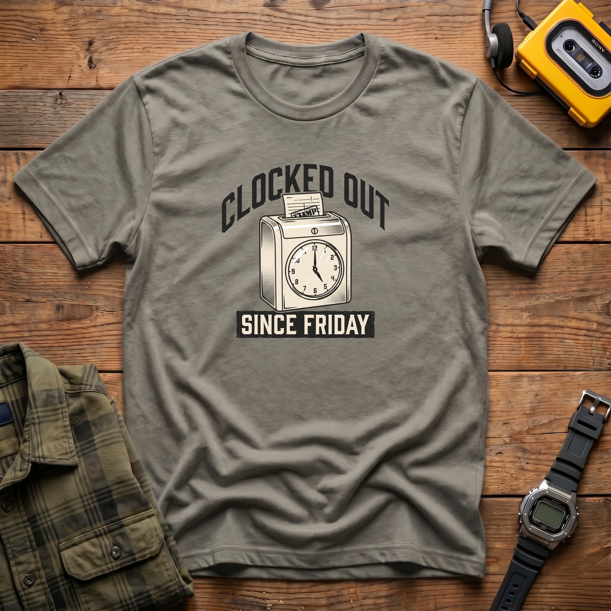 Clocked Out Punch T-Shirt