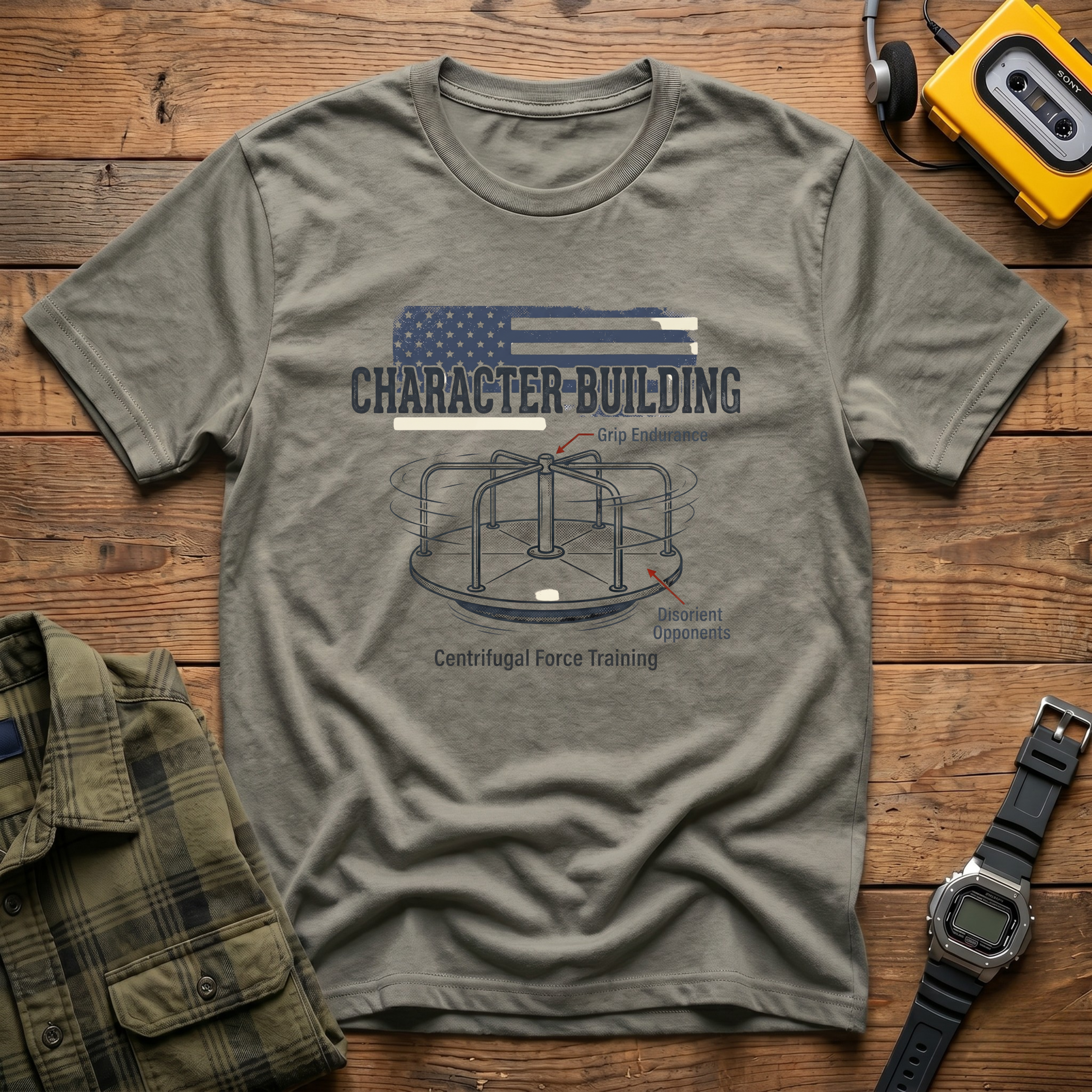 Character Building Merry Go Round T-Shirt