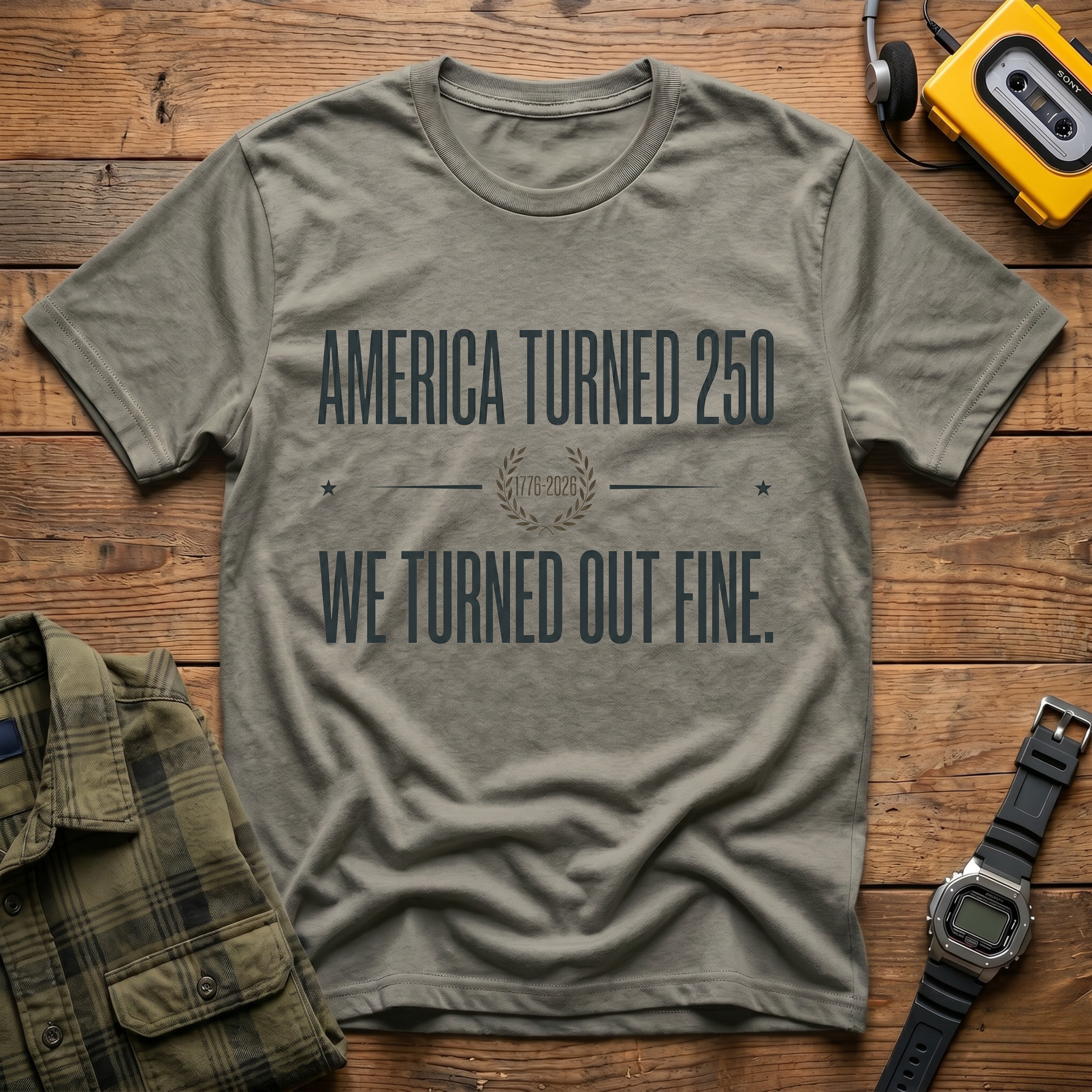 America Turned 250 We Turned Out Fine T-Shirt