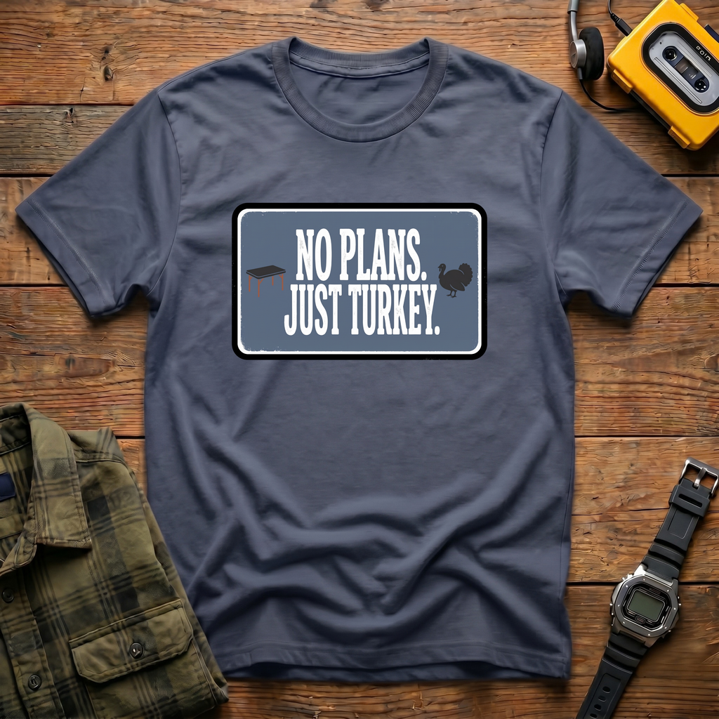 No Plans Block T-Shirt
