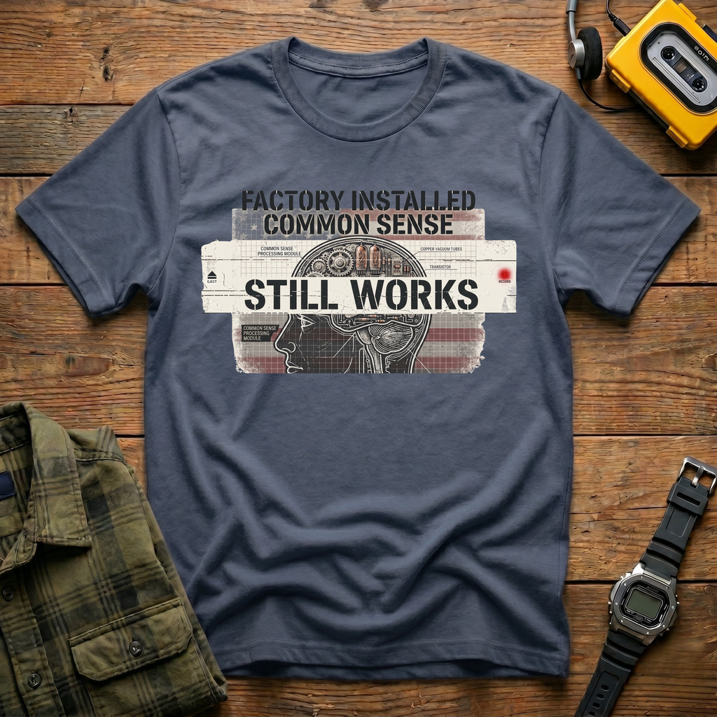 Factory Installed Common Sense Head Diagram T-Shirt