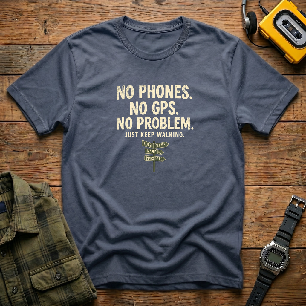No Phones Sign T-Shirt