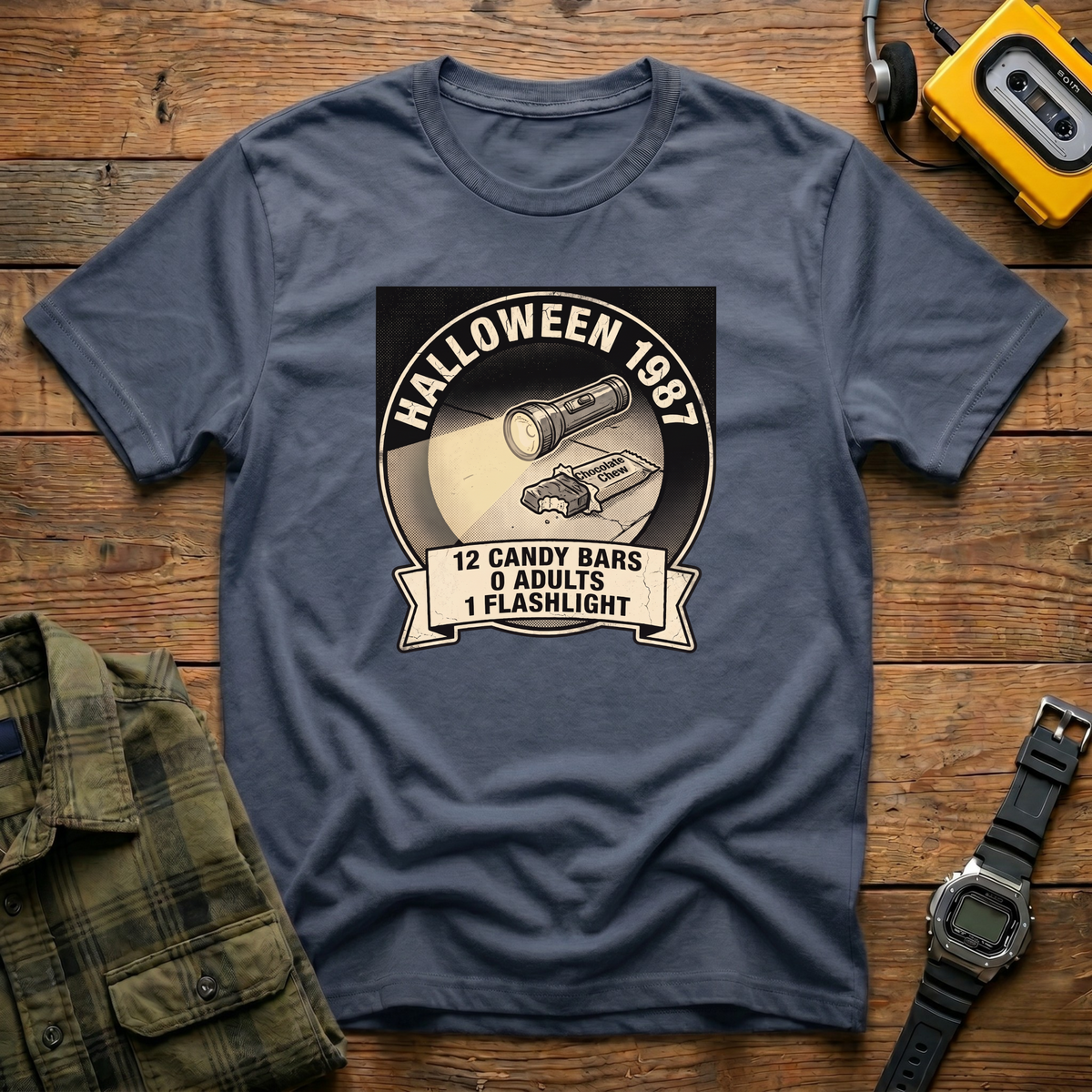 Halloween 87 Flashlight T-Shirt