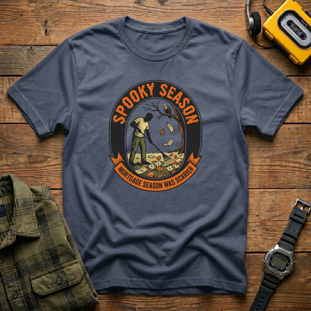 Spooky Season Leaf T-Shirt