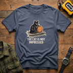 Cat Pumpkin Unimpressed T-Shirt