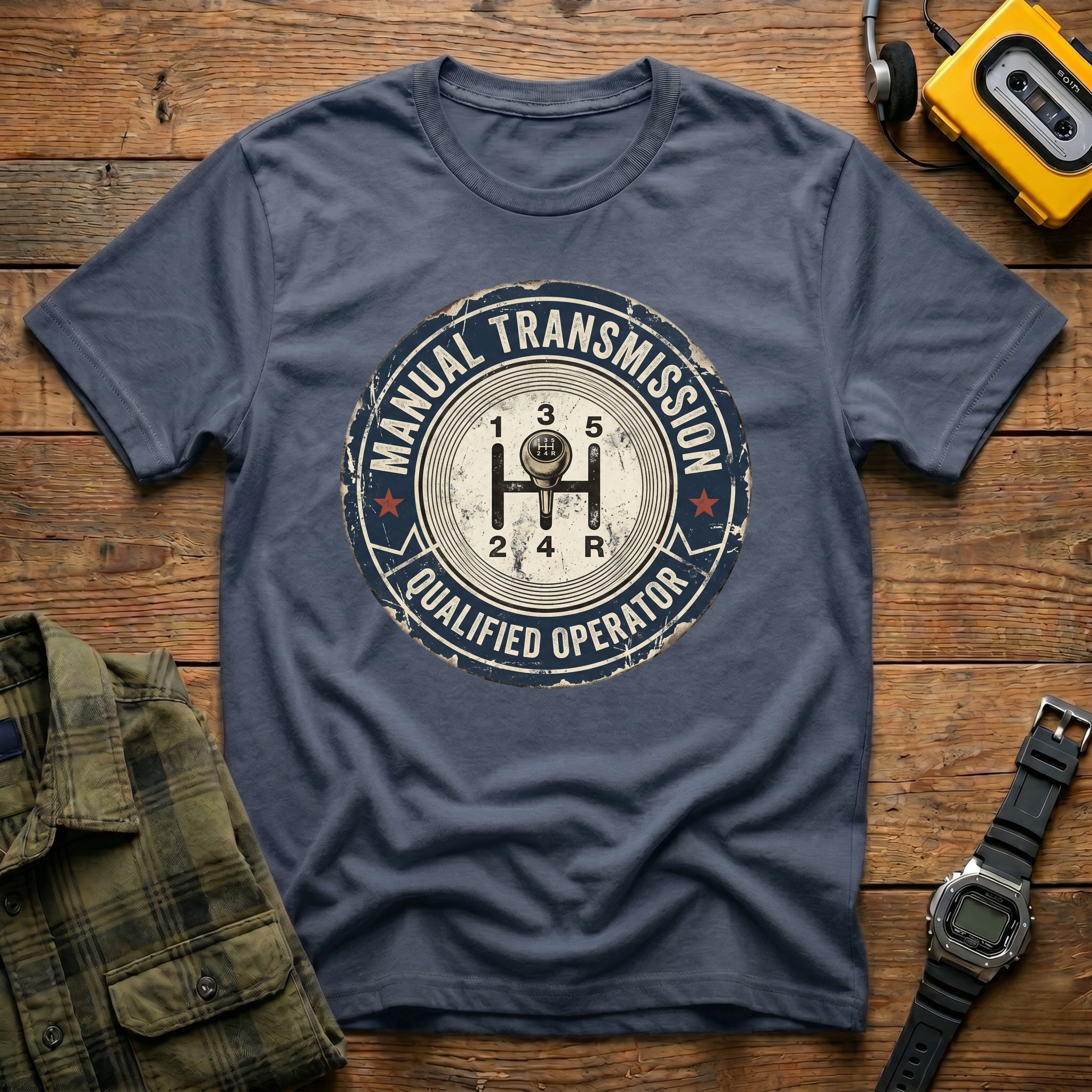 Manuel Transmission Qualified Operator T-Shirt