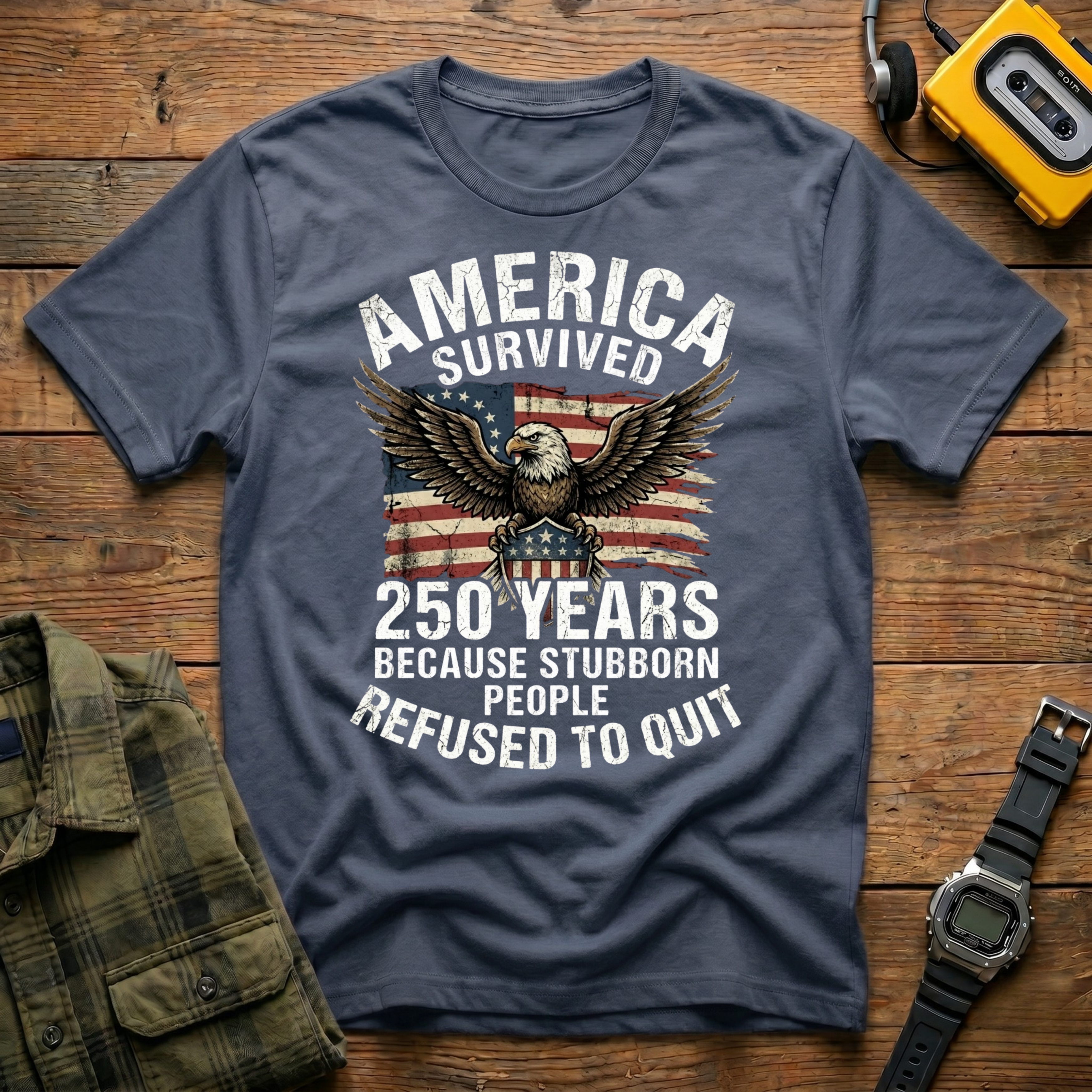 America Survived Eagle T-Shirt