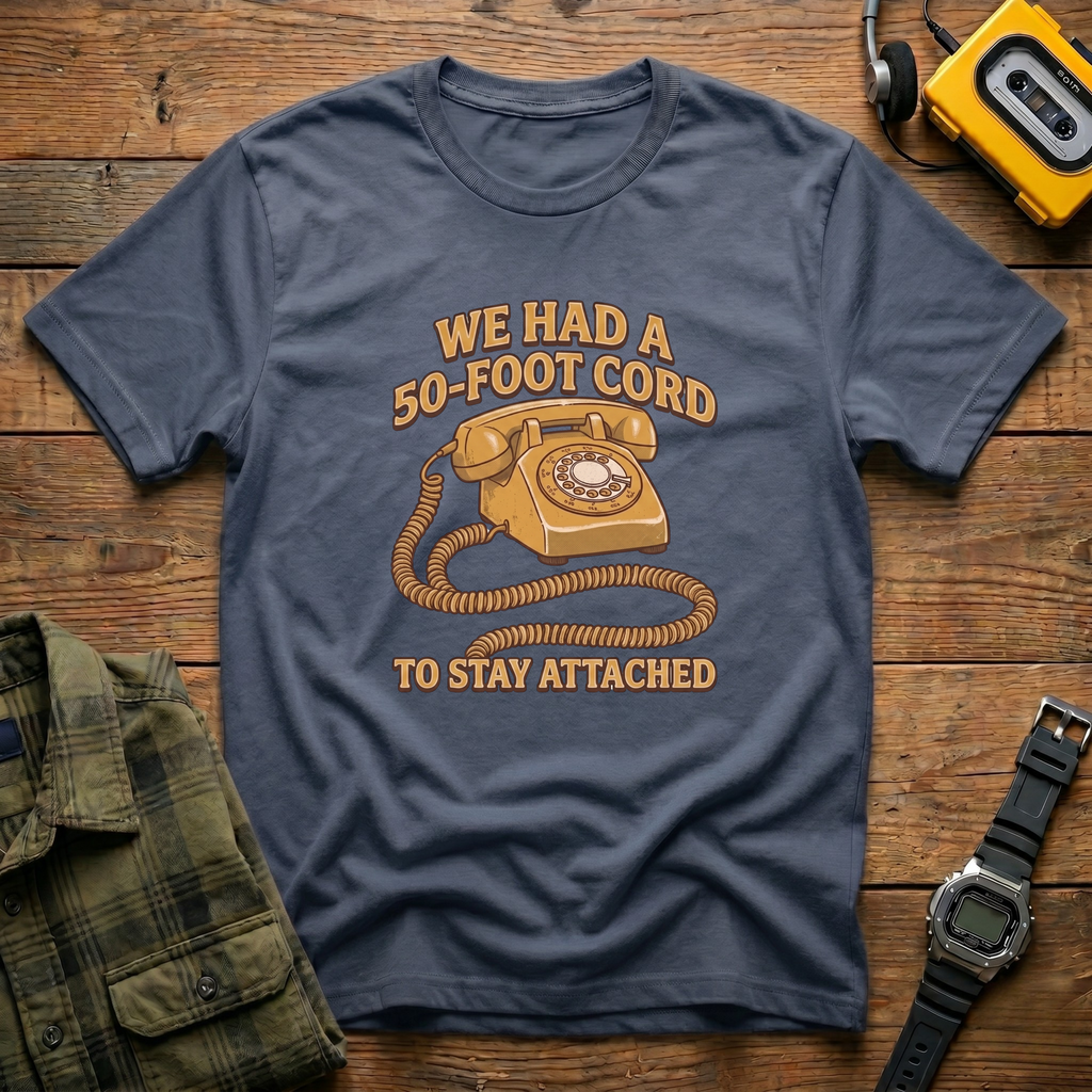 We Had A 50ft Cord to Stay Attached T-Shirt
