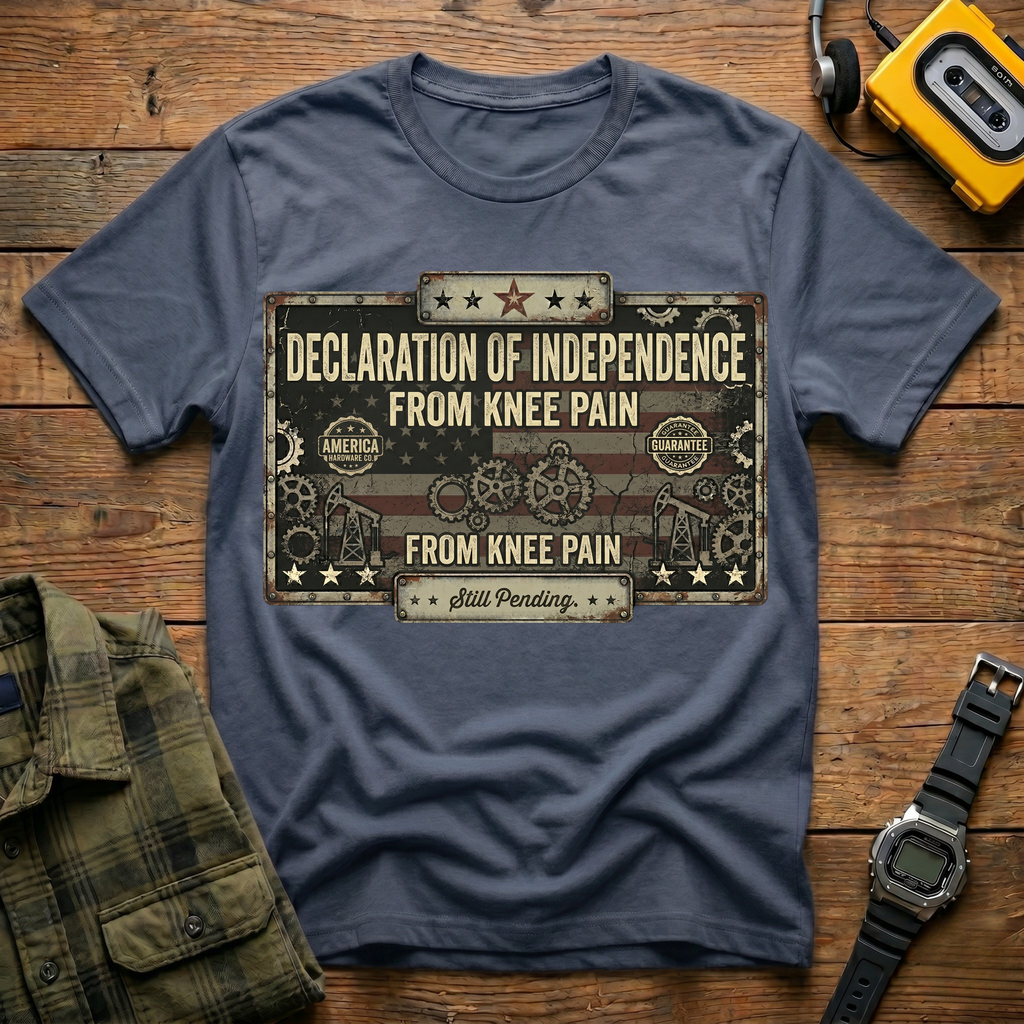 Declaration of Independence From Knee Pain Plague T-Shirt