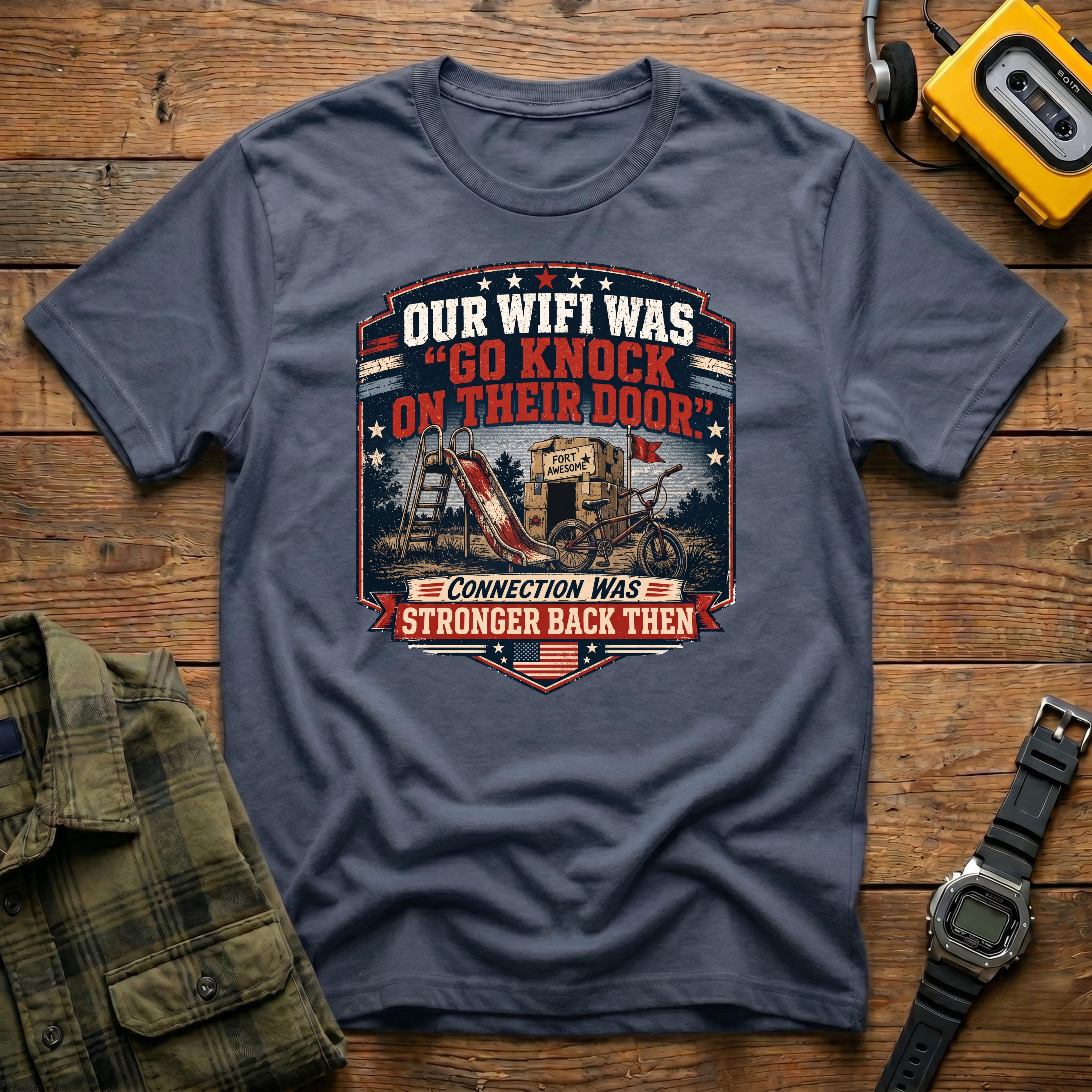 Our Wifi Was Go Knock.   T-Shirt